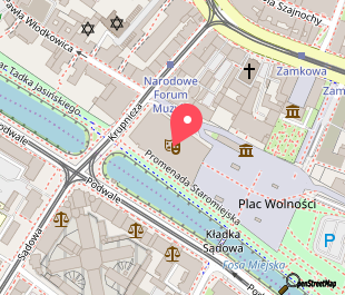 mapa lokalizacji Krasnale Filharmonii Wrocławskiej NFM