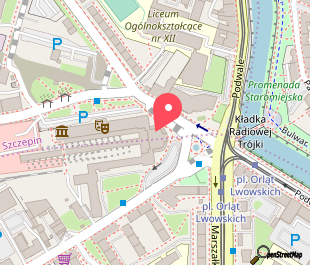 mapa lokalizacji Dworzec Świebodzki