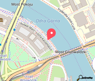 mapa lokalizacji Kaczyński-Boulevard Wrocław