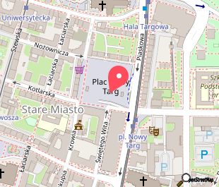 mapa lokalizacji Parking Nowy Targ