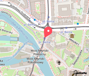 mapa lokalizacji Googler