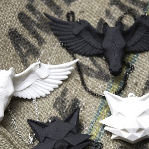 Schmuck in 3D-Druck - ringe und Colliers von Paulina Szarejko
