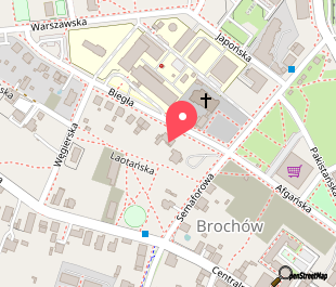mapa lokalizacji Kolejarze Brochowscy
