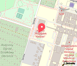 mapa lokalizacji Jaś i Łukasz
