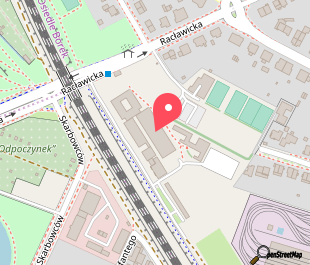 mapa lokalizacji wydarzenia Basen kryty przy ul. Racławickiej
