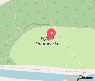 mapa lokalizacji Wyspa Opatowicka