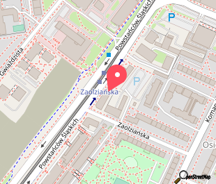 mapa lokalizacji Q Hotel Plus Wrocław