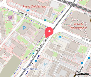 mapa lokalizacji Novotel Wrocław Centrum