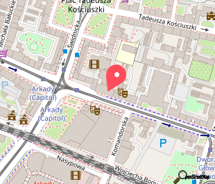 mapa lokalizacji Hotel Polonia