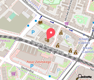 mapa lokalizacji wydarzenia Sen nocy letniej – Teatr Polski we Wrocławiu
