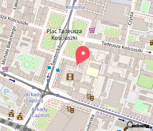 mapa lokalizacji Galeria Opus