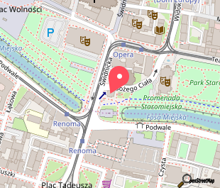 mapa lokalizacji M Odwach Galerie