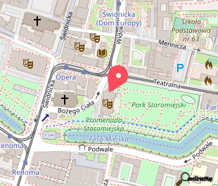 mapa lokalizacji wydarzenia Znani i bogaci, czyli o dawnych celebrytach Wrocławia