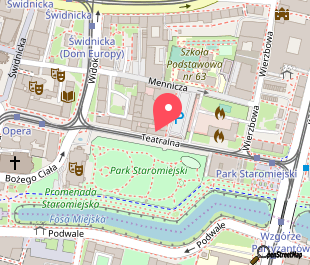 mapa lokalizacji Wrocławskie Centrum SPA
