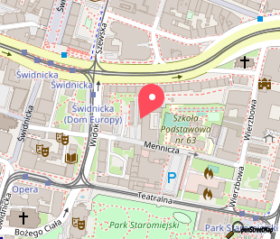 mapa lokalizacji The Granary - La Suite Hotel Wrocław