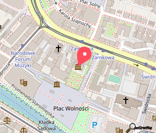 mapa lokalizacji wydarzenia Wystawa: Joan Miró. Styl – Kolor – Linia