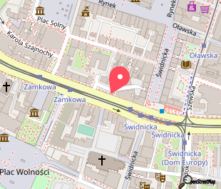 mapa lokalizacji Setka Bar in Wrocław