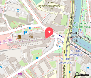 mapa lokalizacji wydarzenia Kot w pustym mieszkaniu – Teatr Polski we Wrocławiu