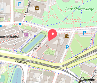 mapa lokalizacji DoubleTree by Hilton Wroclaw