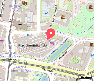 mapa lokalizacji Mercure Wrocław Centrum