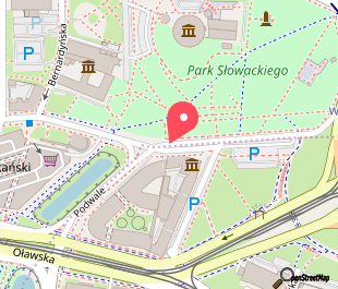 mapa lokalizacji Skulptur des Wartens - die Sessel im Słowacki-Park