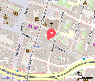mapa lokalizacji Café Vincent – Oławska