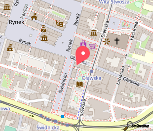mapa lokalizacji Starbucks Oławska