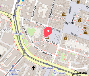 mapa lokalizacji Fontanna na pl. Solnym