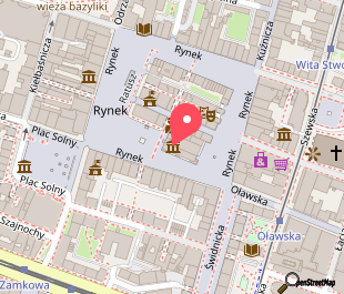 mapa lokalizacji Old Town Hall in Wrocław