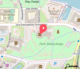 mapa lokalizacji Panorama Racławicka we Wrocławiu
