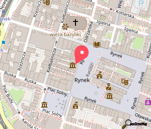 mapa lokalizacji wydarzenia Wystawa „Konopnicka ilustrowana”