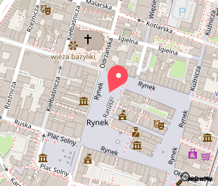 mapa lokalizacji Rynek of Wrocław