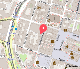 mapa lokalizacji wydarzenia Wystawa Henryk Waniek/ Kwadratura koła