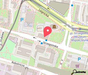 mapa lokalizacji DB Hotel Wrocław