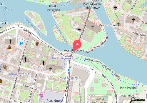 mapa lokalizacji Most Piaskowy