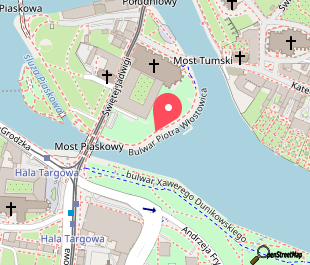 mapa lokalizacji Przystań Tumska
