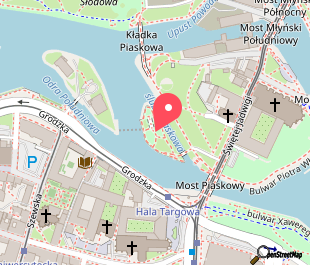 mapa lokalizacji Nawa – plenerowa rzeźba na Wyspie Daliowej