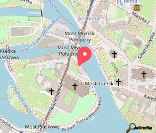 mapa lokalizacji Monumento a Boleslaw Kominek en Wroclaw