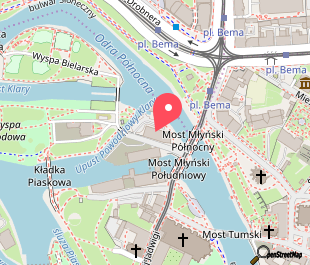 mapa lokalizacji Tumska Barge