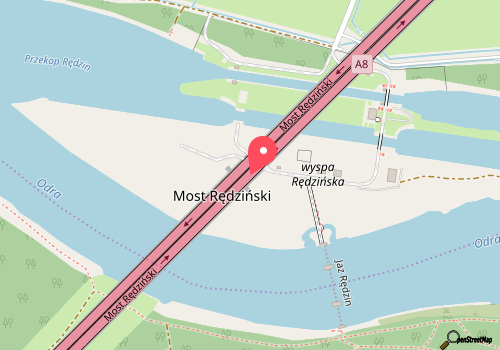 mapa lokalizacji Most Rędziński